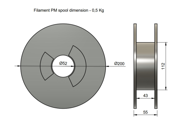 PLA MarbleJet - Light (1,75 mm; 0,5 kg)