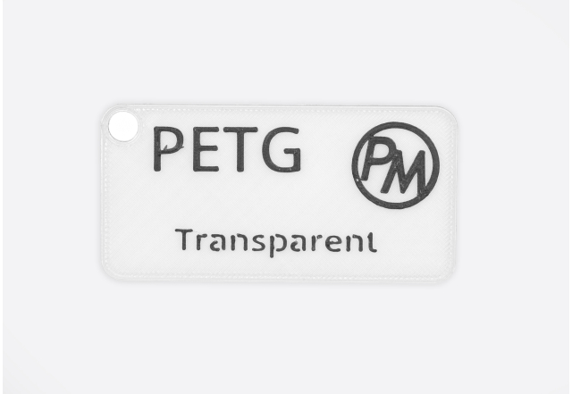 Sample PETG - Transparent (1,75 mm; 10 m)