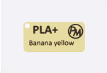 Sample PLA+ Banana Yellow (1,75 mm; 10 m)