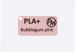 Sample PLA+ Bubblegum Pink (1,75 mm; 10 m)