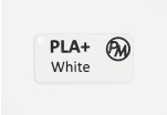 Sample PLA+ White (1,75 mm; 10 m)