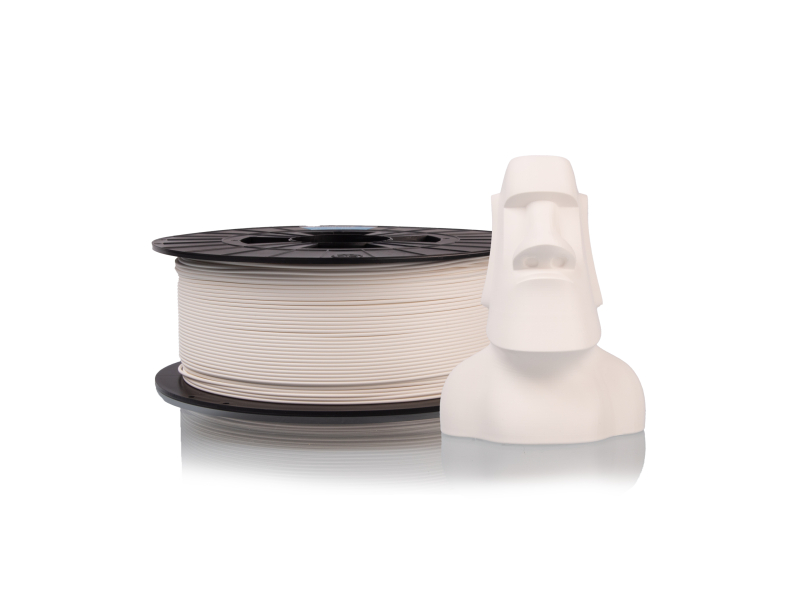 PLA 1,75mm pearl white ca 3D Filament Supplies RAL 9001 0,75kg 