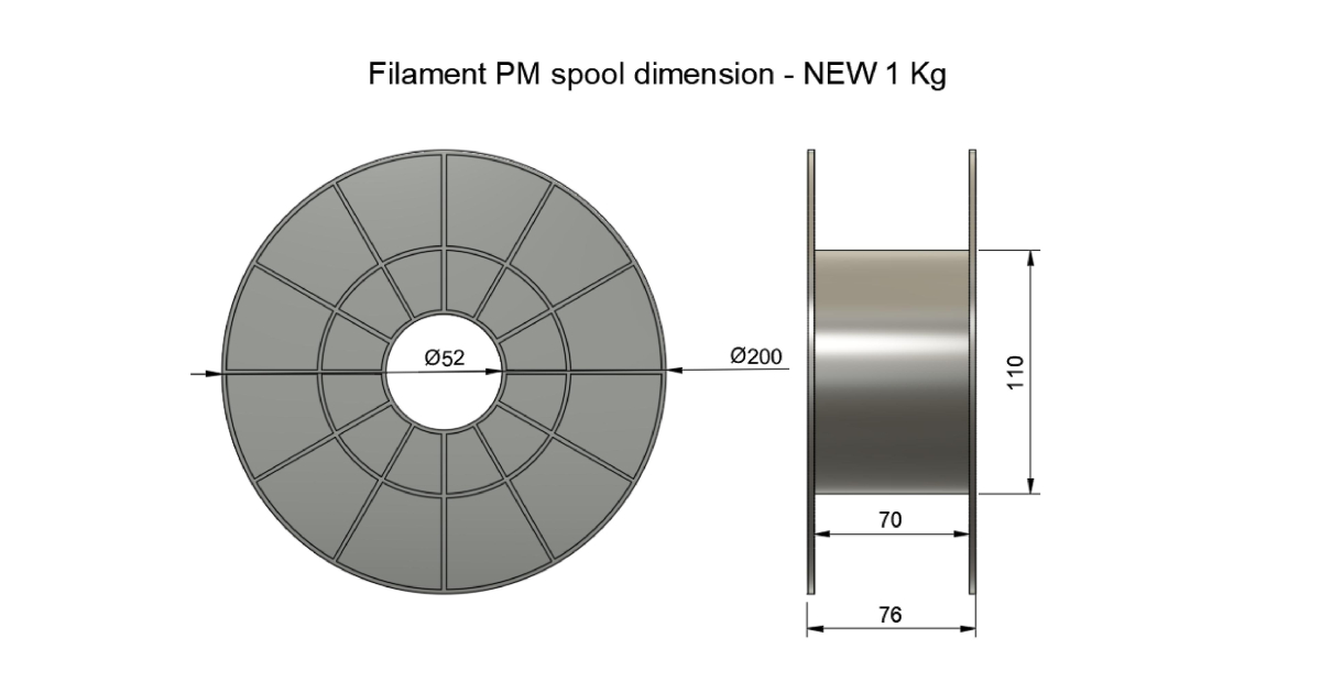 Pearl PLA Filament Reels - Toner Plastics