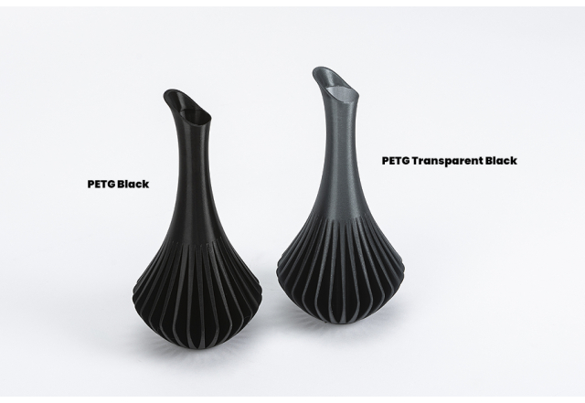 PETG - Transparent black (1,75 mm; 1 kg)