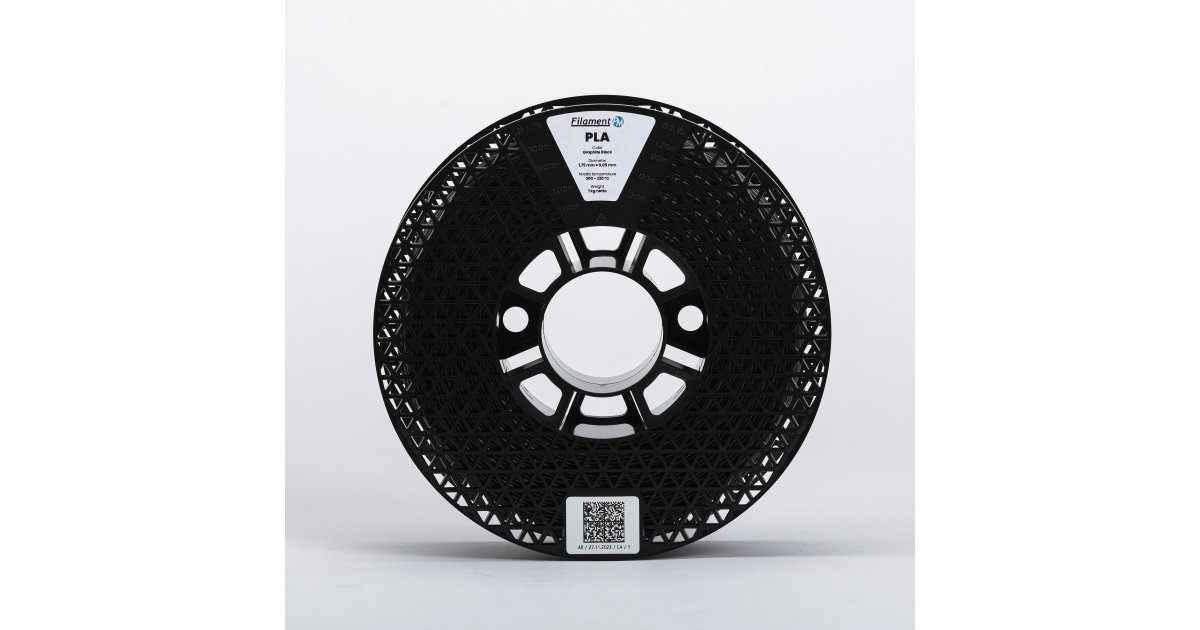 PLA Graphite black (1,75 mm; 1 kg) | 3D printing | Filament PM