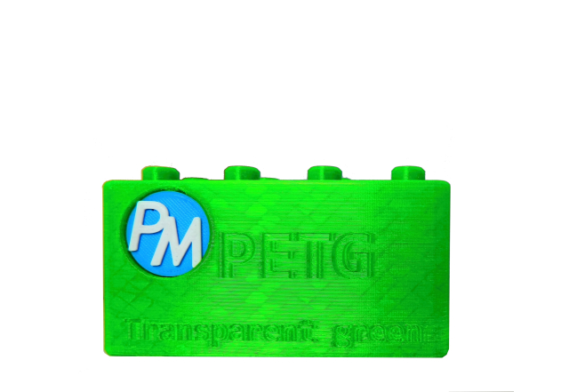 PETG - Transparent Green (1,75 mm; 1 kg)