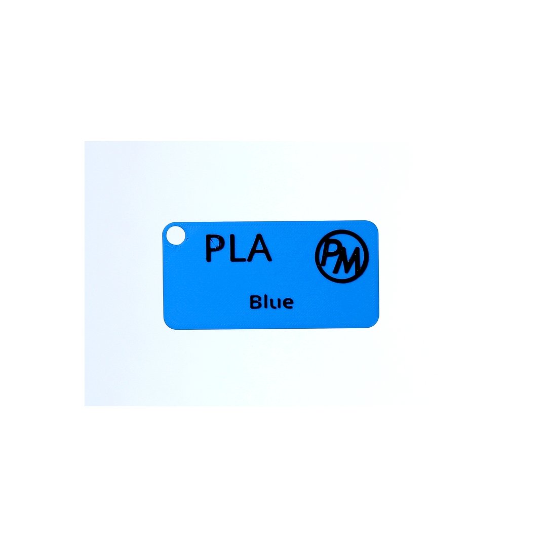 Pla Sample Card Sample PLA - blue (1,75 mm; 10 m) | Filament PM