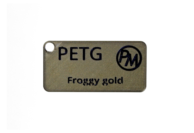 Sample PETG metallic edition - Froggy gold (1,75 mm; 10 m)