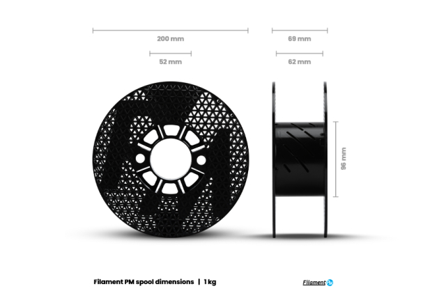ABS - White (1,75 mm; 1 kg)