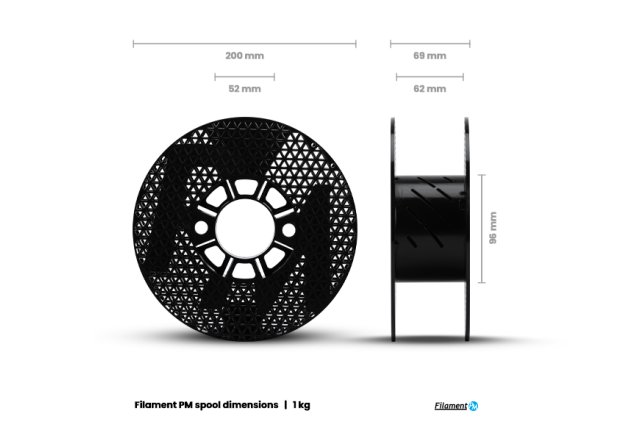 PAJet 160 Nylon - Black (1,75 mm; 0,5 kg)